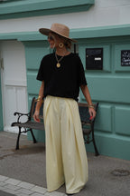 Pantalon Ample Chelsea - Jaune