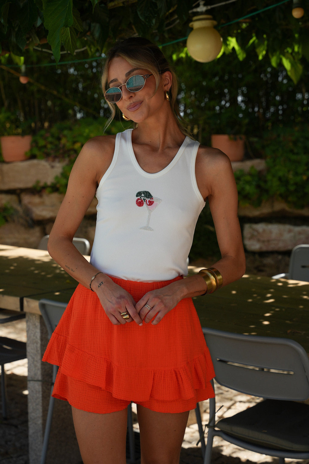 Jupe Short Lola - Orange