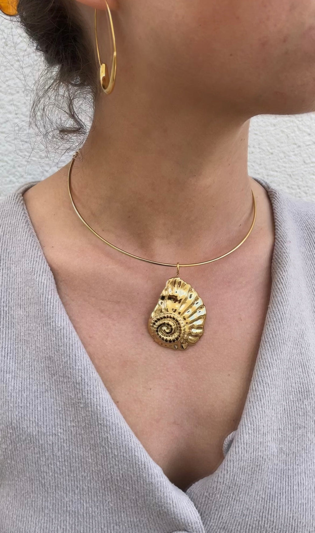Collier Huge Shell