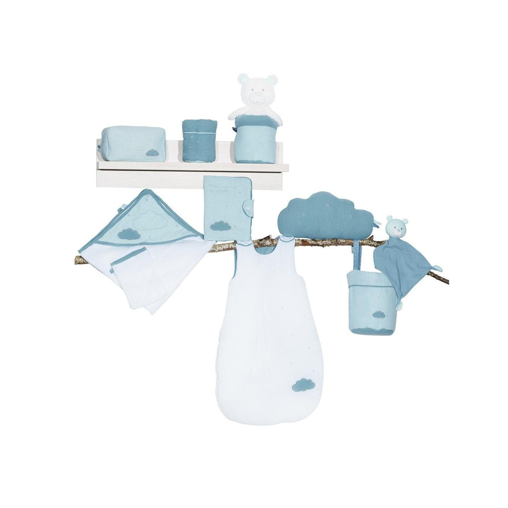 Cape De Bain Et Gant En Coton