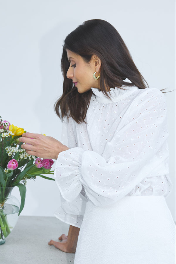 Blouse Josepha Coton Brodé X Donatelle Godart