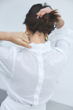 Blouse Josepha Coton Brodé X Donatelle Godart
