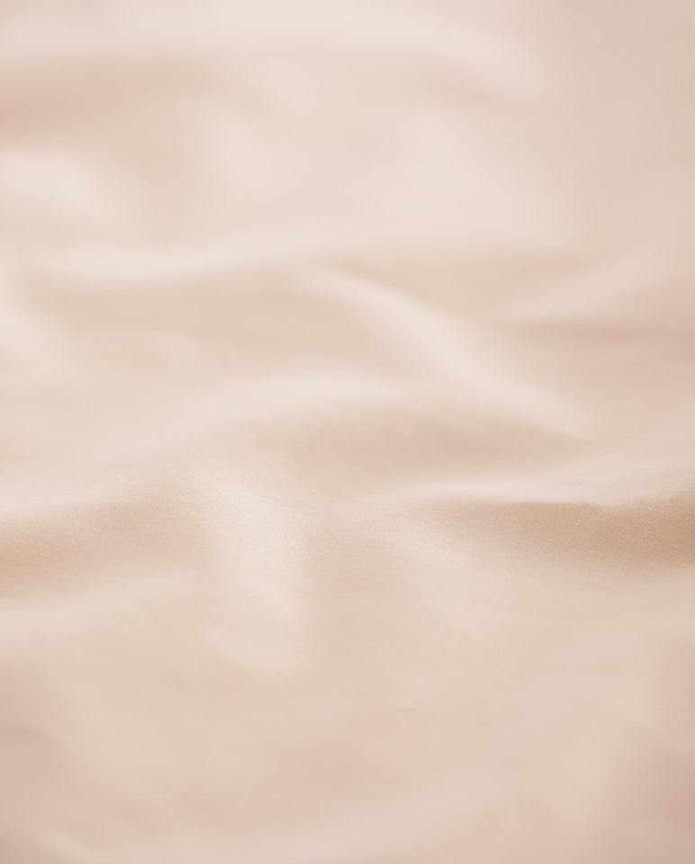 Drap Housse Percale De Coton - Nude