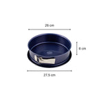Dr Oetker - Ensemble De 2 Moules À Manqué À Charnière 26 Cm Dr.Oetker Back Liebe - Bleu