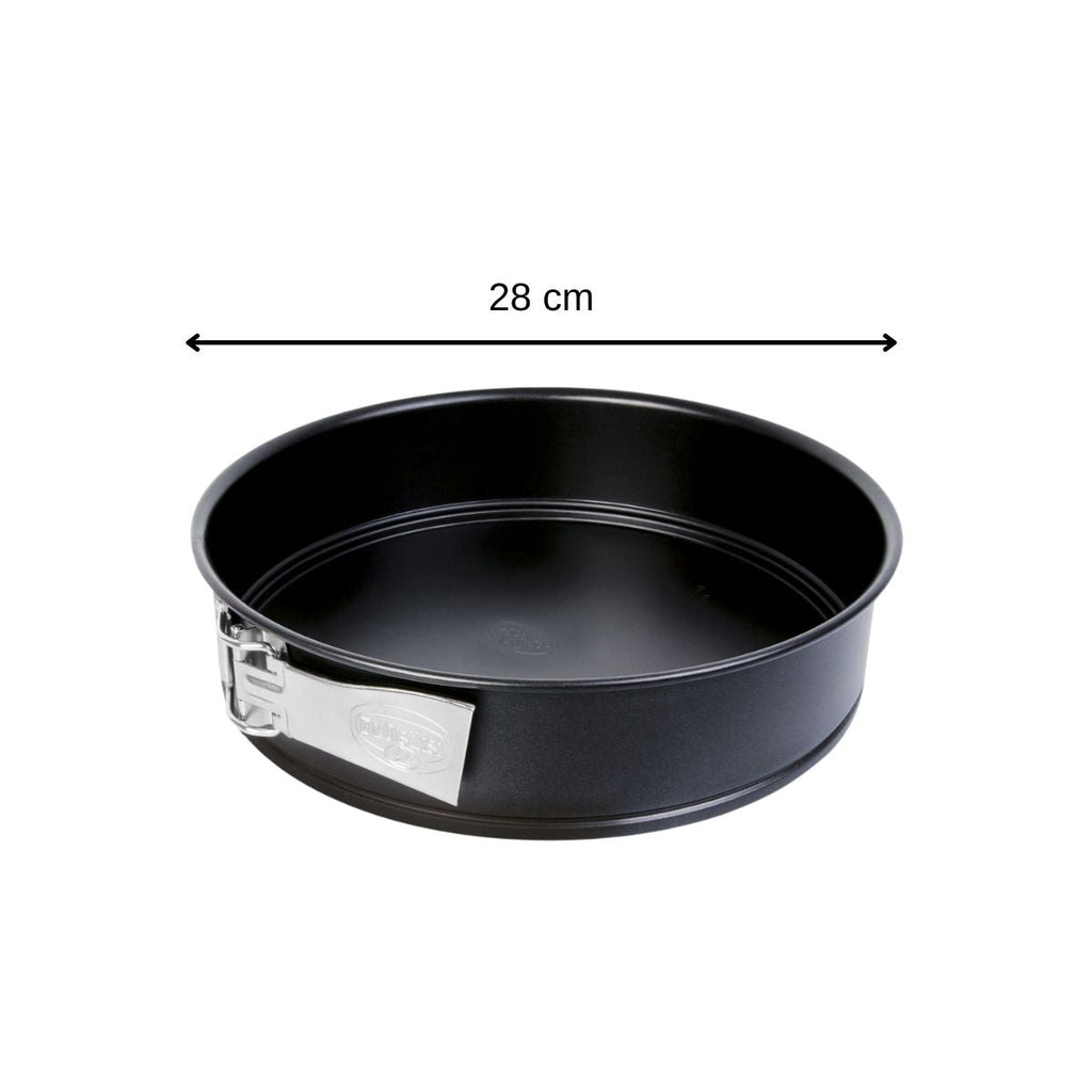 Dr Oetker - Lot De 2 Moules À Manqué 28/28 Cm En Acier Dr Oetker Tradition - Noir