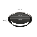 Dr Oetker - Lot De 2 Moules À Gâteaux 27,5/27,5 Cm En Acier Dr Oetker Tradition - Noir