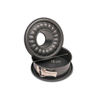 Dr Oetker - Lot De 2 Moules À Manqué 18/6 Cm En Acier Dr Oetker Tradition - Noir