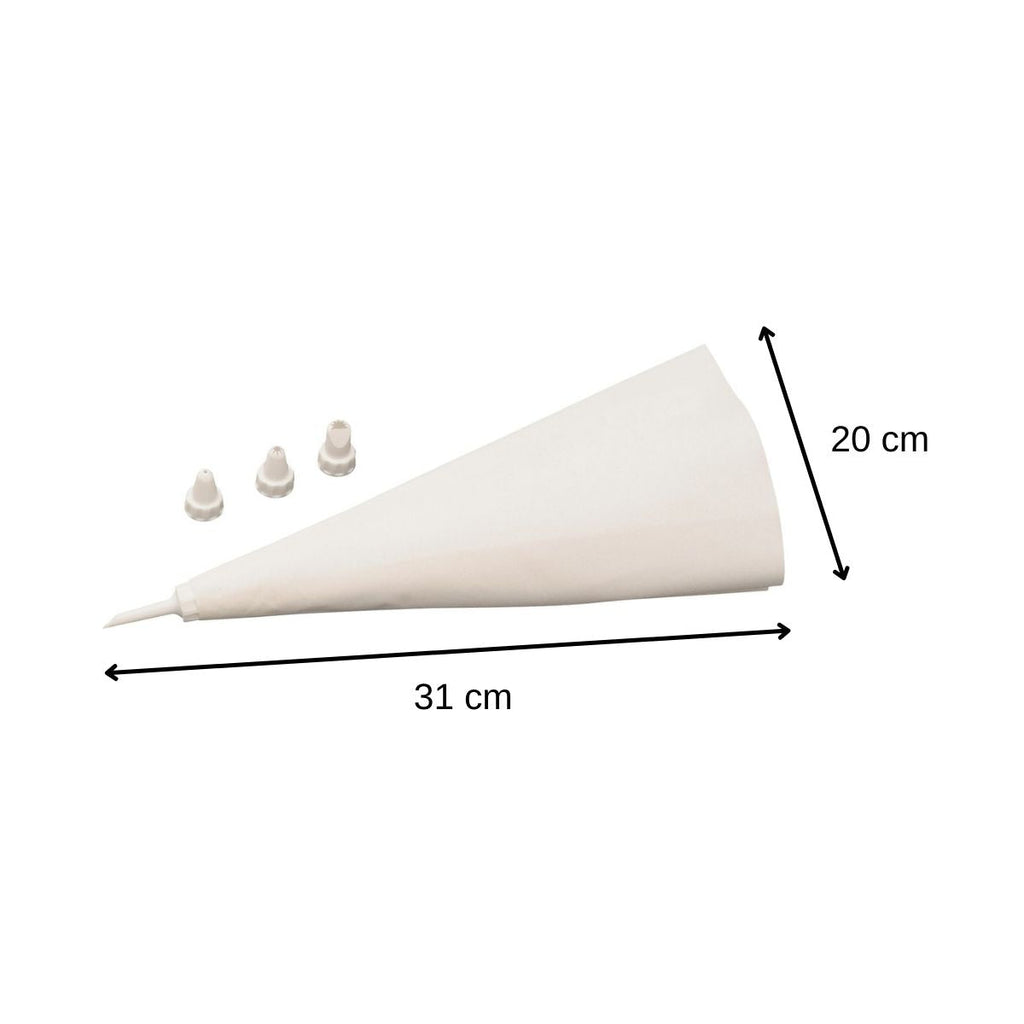 Zenker - Set De 2 Ustensiles De Pâtisserie Poche À Douille Avec Embouts Zenker Smart Pastry - Blanc