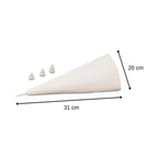 Zenker - Set De 2 Ustensiles De Pâtisserie Poche À Douille Avec Embouts Zenker Smart Pastry - Blanc