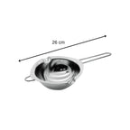 Zenker - Ensemble De 2 Services À Bain Marie 26 Cm Pour Chocolat Zenker - Gris
