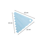 Zenker - Ensemble De 2 Lisseurs Gâteau À Trois Côtés Pour Cake Design Zenker Sweet Sensation - Bleu