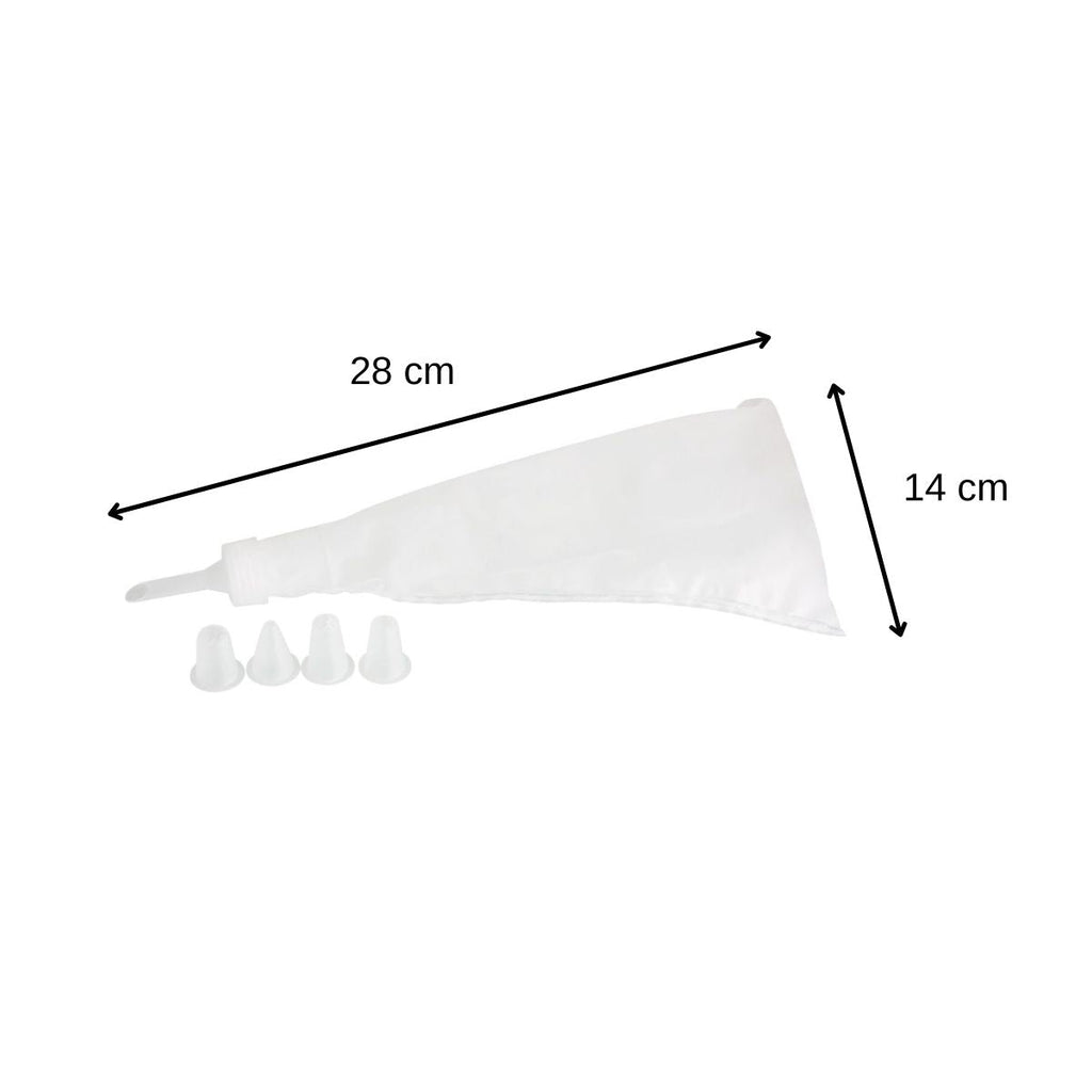 Zenker - Set De 2 Poches À Douilles Avec Embouts En Plastique Zenker Smart Pastry - Transparent