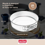 Zenker - Lot De 2 Moules À Gâteaux 26/26 Cm En Acier Zenker Energy - Gris