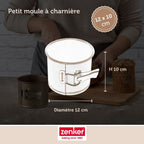 Zenker - Lot De 2 Moules À Gâteaux 12/12 Cm En Acier Zenker Mojave Gold - Or