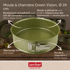 Zenker - Ensemble De 2 Moules À Manqué À Charnière 24 Cm Zenker Green Vision - Vert