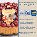 Dr Oetker - Moule À Tarte Renversée 22 Cm Dr.Oetker Tradition - Noir