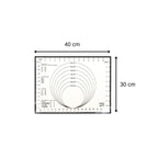 Zenker - Tapis De Cuisson En Silicone 40 X 30 Cm Zenker Smart Pastry - Blanc|Noir