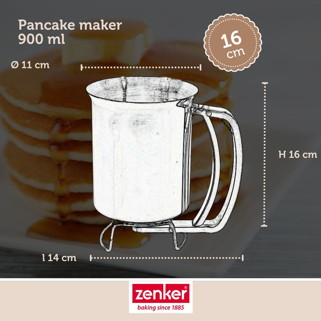 Zenker - Verseur De Pâte À Gâteau En Inox Zenker - Gris