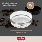 Zenker - Moule À Manqué À Charnière 26 Cm Zenker Black Metallic - Noir