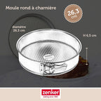 Zenker - Ensemble De 2 Moules À Manqué À Charnière 26,3 Cm Zenker Silver - Gris