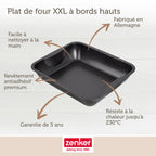 Zenker - Plat À Four Xxl Rectangle 40 X 34 Cm Zenker Spécial Cooking - Noir