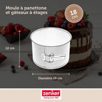 Zenker - Moule À Panettone À Charnière 18 Cm Zenker Black Metallic - Noir