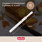 Zenker - Couteau Professionnel Pour Gâteau 30 Cm Zenker Smart Pastry - Noir