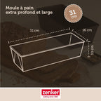 Zenker - Set De 4 Ustensiles De Pâtisserie Moule À Gâteaux 2 Bols Et Spatule Pâtisserie Collection Zenker Pure - Noir