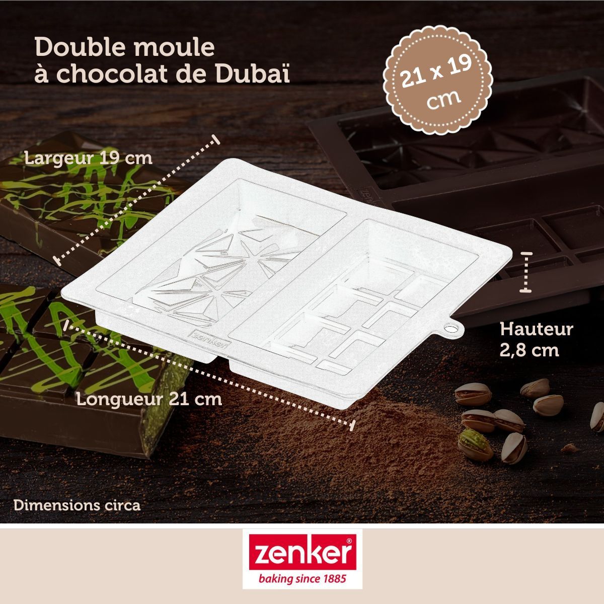 Zenker - Set De 4 Ustensiles De Pâtisserie Moule À Gâteaux 2 Bols Et Spatule Spécial Créative Spécial Créative Zenker Spécial Créative - Brun|Inox