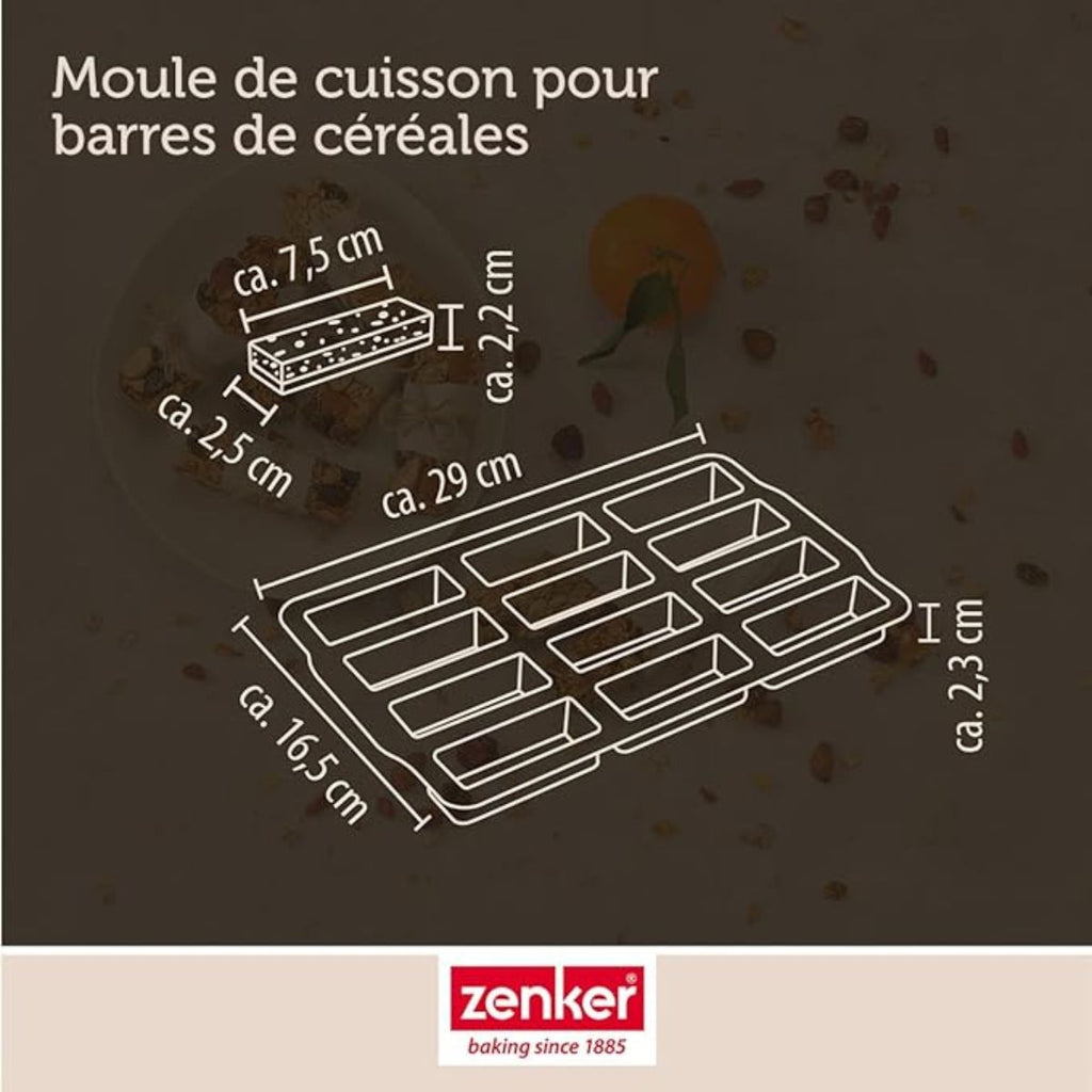 Zenker - Set De 4 Ustensiles De Pâtisserie Moule À Gâteaux Bol Et Spatule Zenker Sweet Sensation - Beige|Lila|Inox