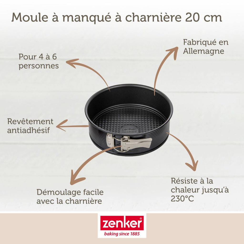 Zenker - Set De 4 Ustensiles De Pâtisserie Moule À Gâteaux 2 Bols Et Spatule Pâtisserie Black Mettallic Black Mettallic Zenker Black Mettallic - Noir|Inox|Lila