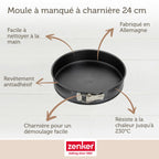Zenker - Set De 4 Ustensiles De Pâtisserie Moule À Manqué 2 Bols Et Spatule Pâtisserie Black Metallic Black Mettallic Zenker Black Mettallic - Noir