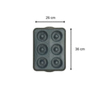Zenker - Set De 4 Ustensiles De Pâtisserie Moule À Gâteaux Bol Et Spatule Silicone Fibre De Verre Silicone Fibre De Verre Zenker Silicone Fibre De Verre - Noir|Gris