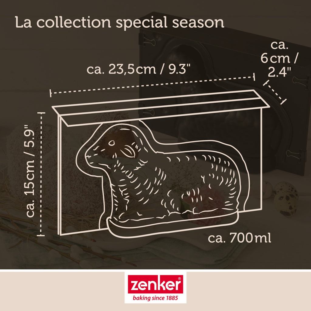 Zenker - Set De 4 Ustensiles De Pâtisserie Moule À Gâteaux 2 Bols Et Spatule Spécial Season Spécial Season Zenker Spécial Season - Noir