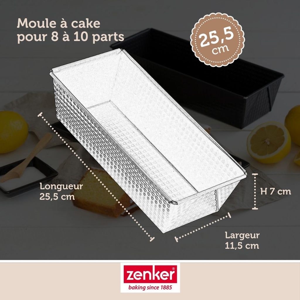 Zenker - Set De 5 Ustensiles De Pâtisserie Moule À Gâteaux Bols À Mixer Spatule En Silicone Et Verre Mesureur Black Metallic Black Mettallic Zenker Black Mettallic - Noir