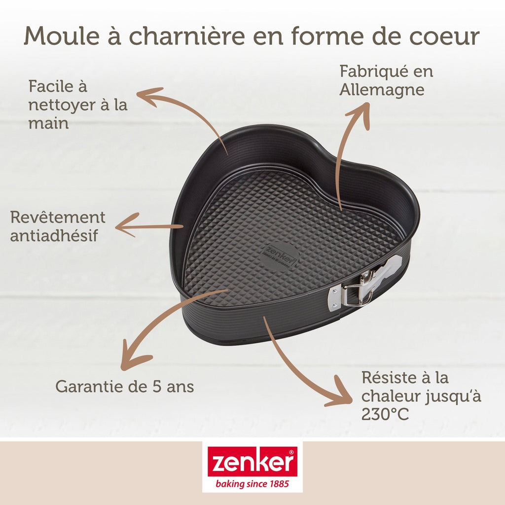 Zenker - Set De 5 Ustensiles De Pâtisserie Moule À Gâteaux Bol Spatule Pâtisserie Et Verre Doseur Spécial Créative Spécial Créative Zenker Spécial Créative - Noir