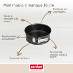 Zenker - Set De 5 Ustensiles De Pâtisserie Moule À Manqué Bol Spatule Pâtisserie Et Verre Doseur Spécial Mini Spécial Mini Zenker Spécial Mini - Noir