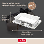 Zenker - Set De 5 Ustensiles De Pâtisserie Moule À Gâteaux Bol Spatule Pâtisserie Et Verre Doseur Zenker Smart Pastry - Noir|Blanc