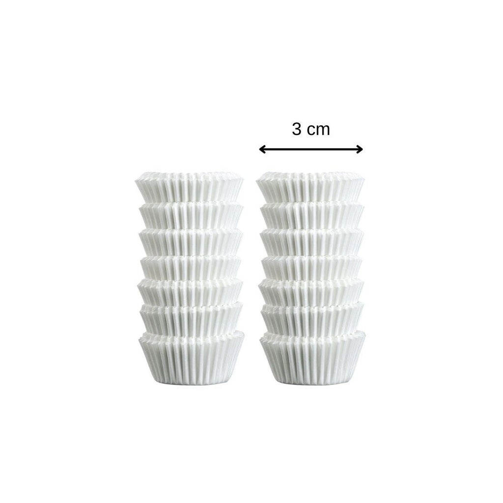 Zenker - Lot De 480 Mini Moules À Muffins En Papier 3 Cm Zenker Smart Pastry - Blanc
