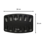 Zenker - Lot De 2 Moules À Madeleines 12 Empreintes Zenker Spécial Countries - Noir