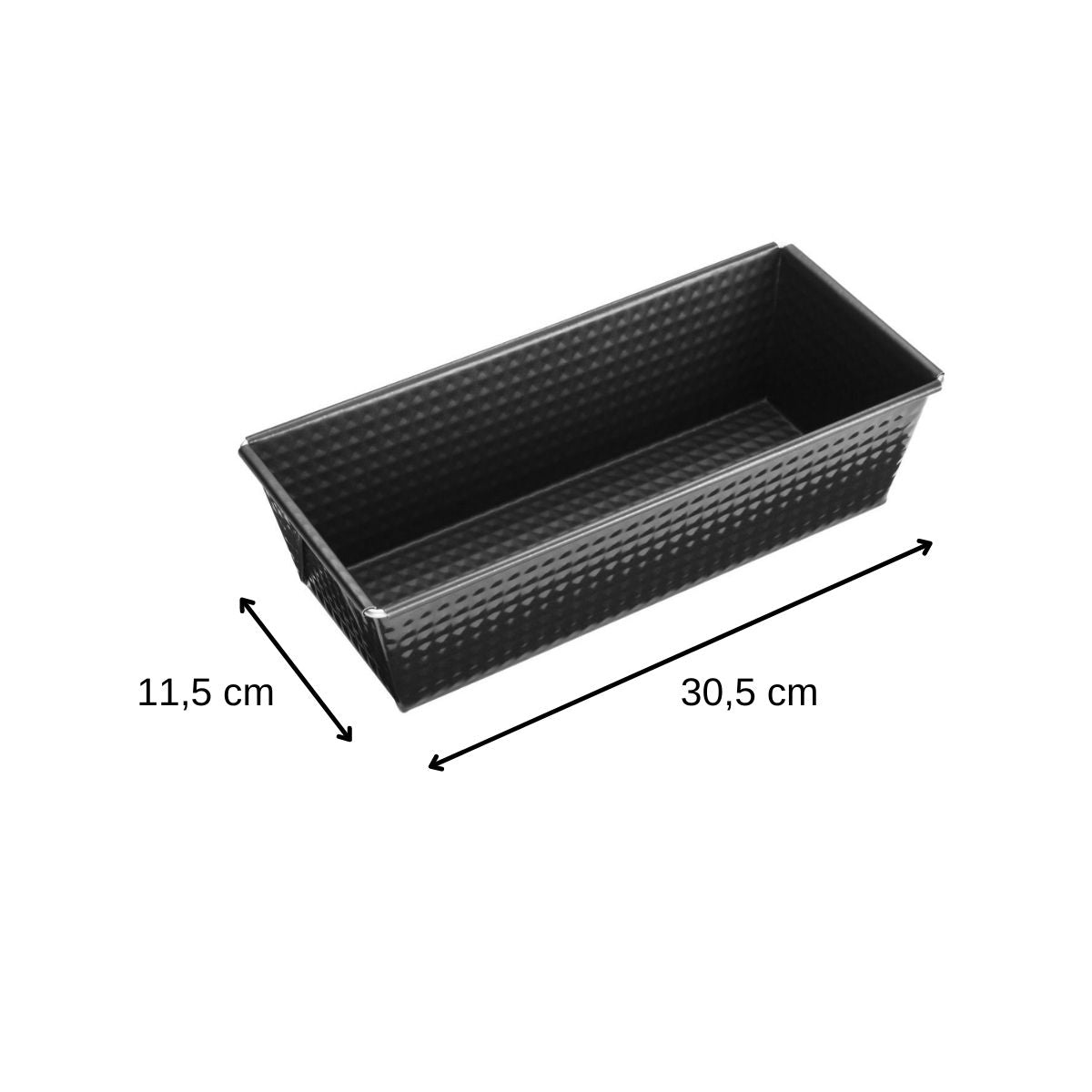 Zenker - Lot De 2 Moules À Cake 30,5 Cm Zenker Black Metallic - Noir
