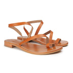Couleur Pourpre - Sandales Divya - Camel