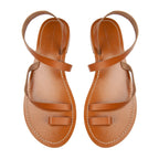 Couleur Pourpre - Sandales Divya - Camel