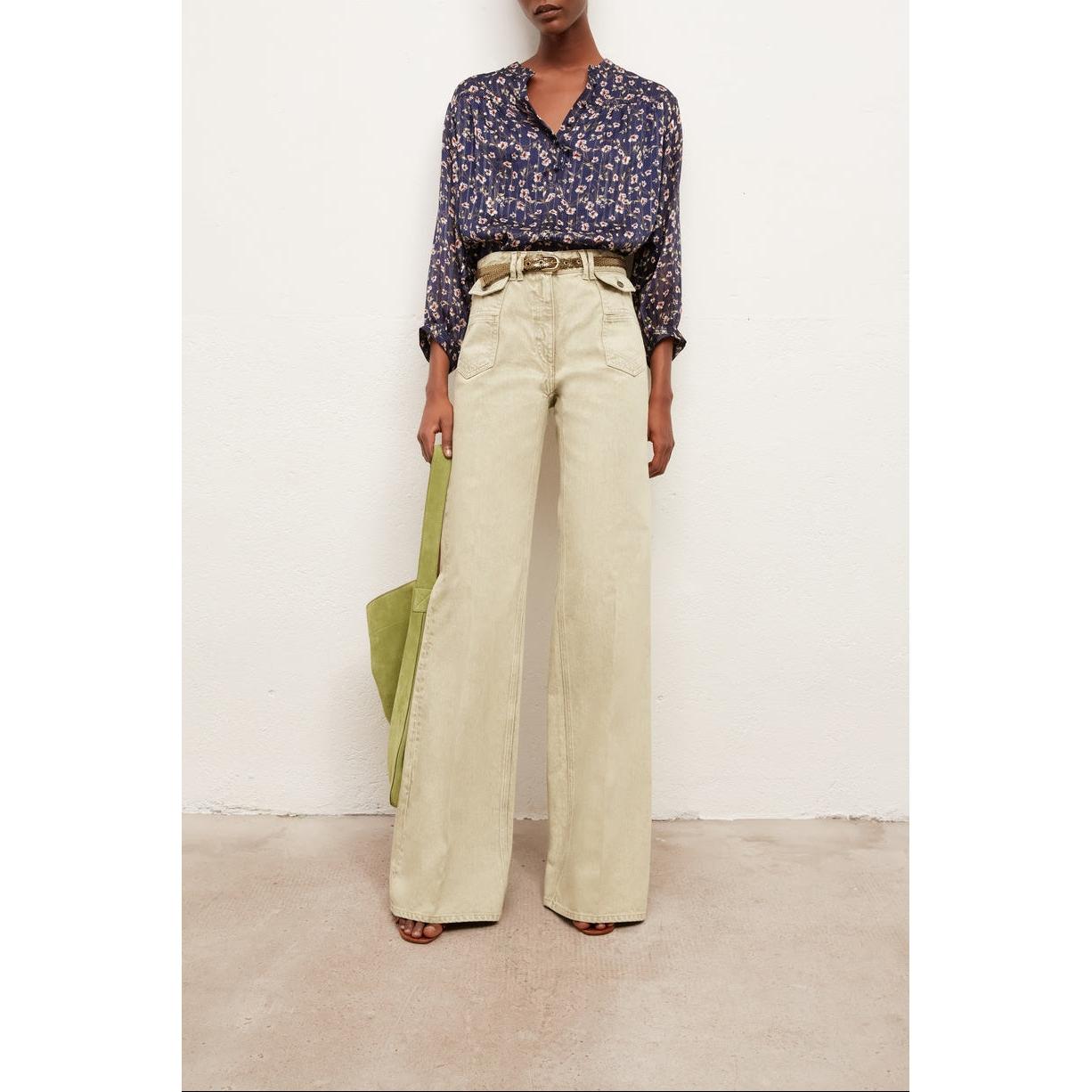 Pantalon Jean Anna - Kaki Clair