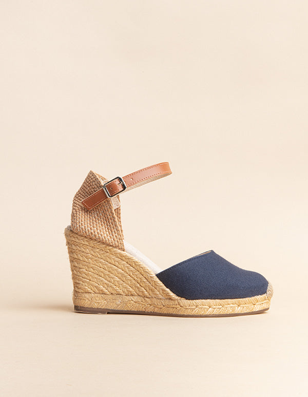 Espadrilles Talon Haut - Dolce Vita Bride - Marine - Femme