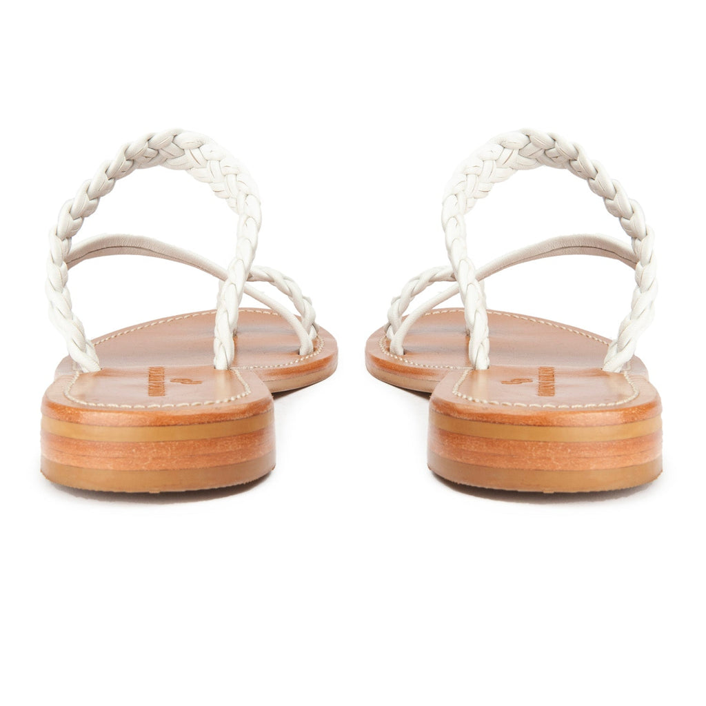 Couleur Pourpre - Sandales Doms - Blanc