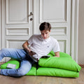 Pouf Double Fun - 60x60x36cm - Vert Citron