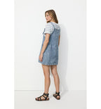 Robe Courte en Jean de Couleur - Jeans Uni Clair