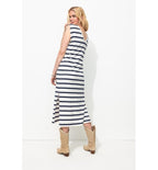 Robe T-shirt - Bleu Raye