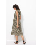 Robe-chemise Léopard Femme - Naturel Imprime